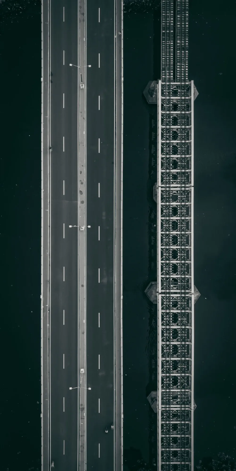 Industrial Facility Drone Inspection photographed from an aerial drone perspective